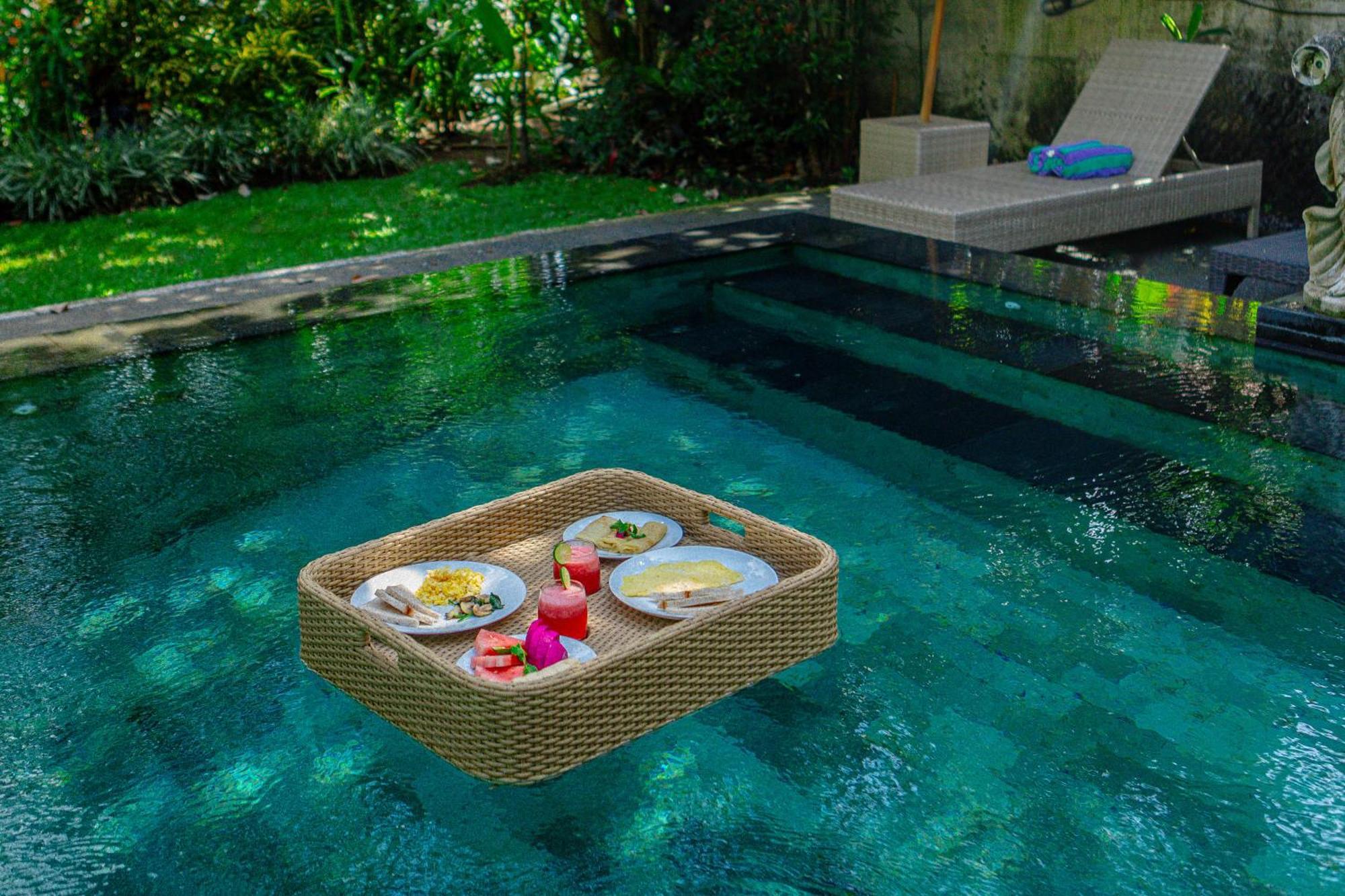 Sari Bamboo Villas Ubud Esterno foto